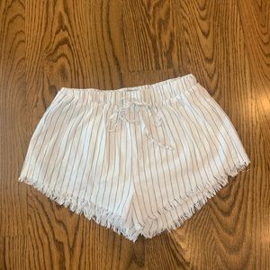 Stripped Flowy Shorts